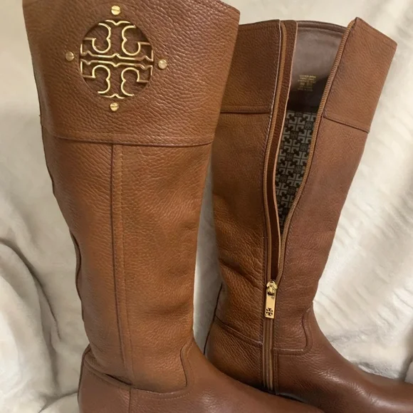 Tory Burch Brown Heeled Boots - Picture 6 of 6